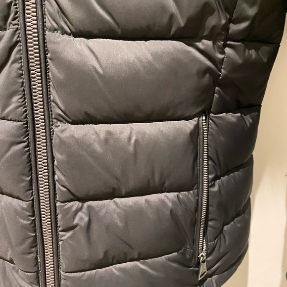 DKNY Womens Hooded Puffer Jacket Black Size Medium - Picture 10 of 11